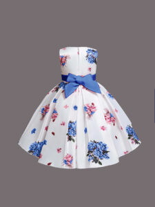 ARAVI BLUE PARTY WEAR KIDS GIRL FROCK