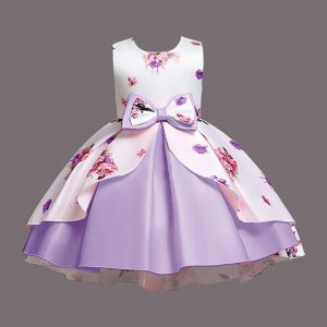 ARAVI LAVENDER PARTY WEAR KIDS GIRL FROCK