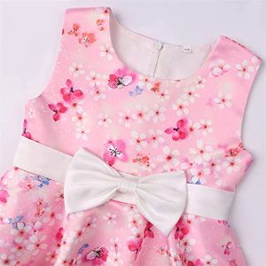 galaxy pink party wear frock for kids girl