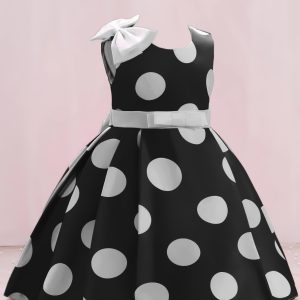 nemi Black frock for kids girl