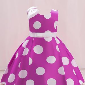 nemi purple frock for kids girl