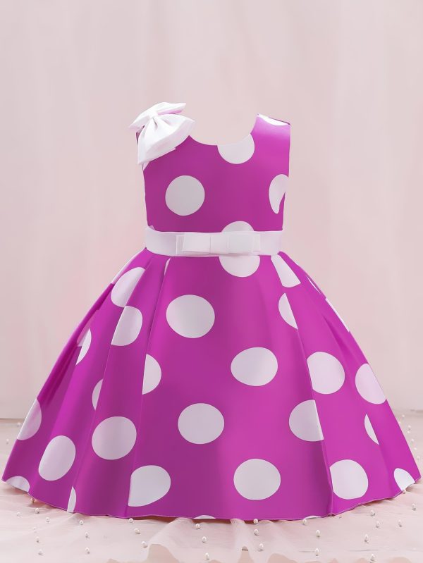 nemi purple frock for kids girl