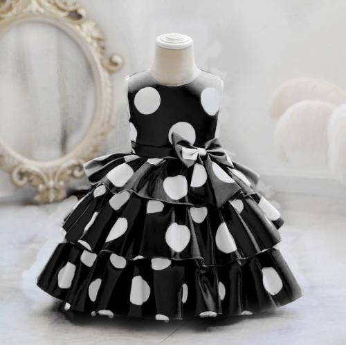 nemi black frock for kids girl